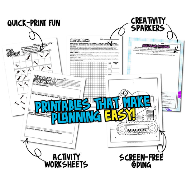 Build Ebook Unit Study by STEAM Explorers