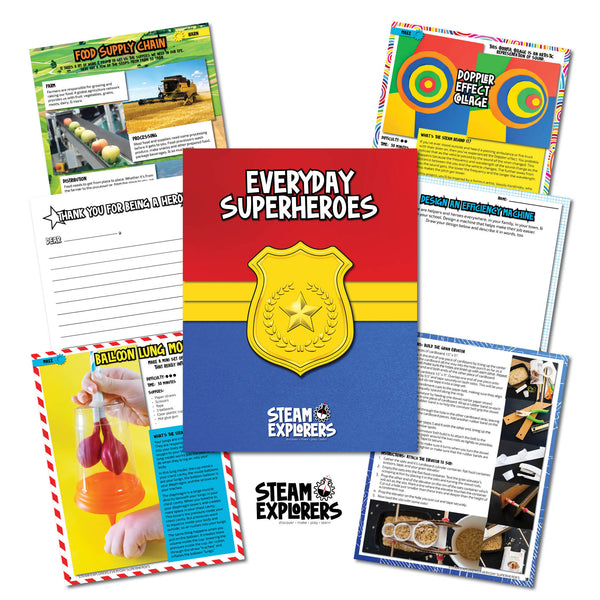 Everyday Superheroes Activity Ebook by STEAM Explorers