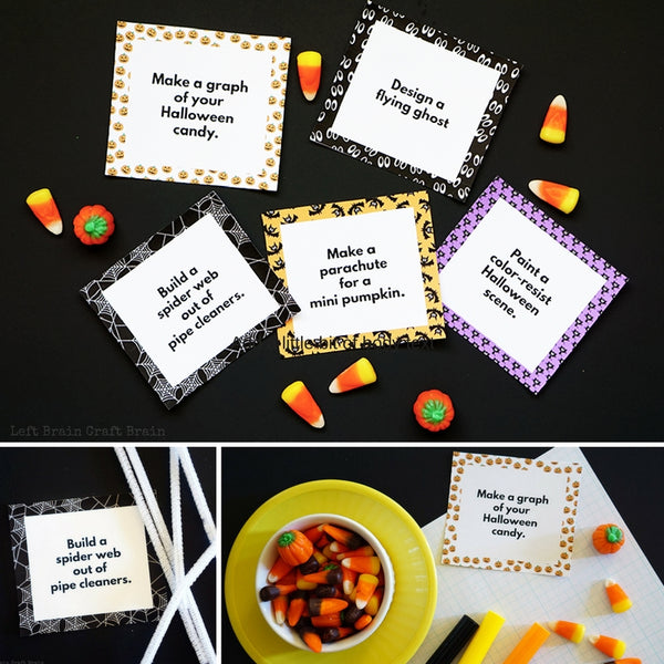 Halloween STEAM Challenge Cards