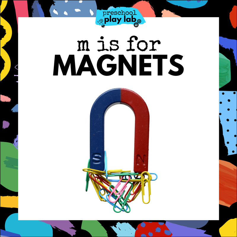 Preschool Play Lab: M is for Magnets