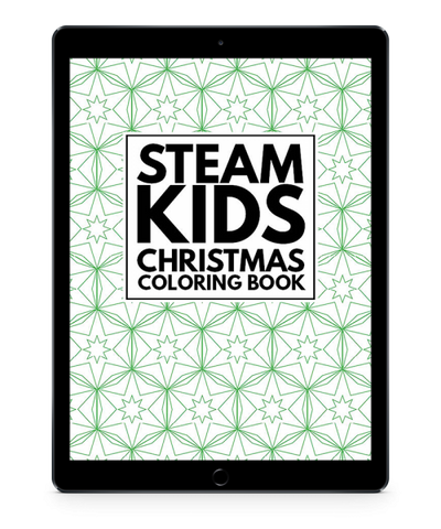 STEAM Kids Christmas Coloring Book