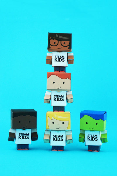 STEAM Kids 3-D Paper Toys and Bots EBook