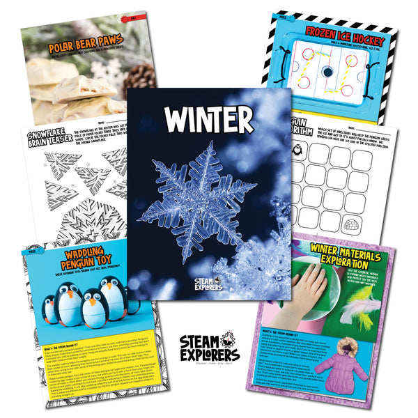 Four Seasons Ebook Bundle (Spring, Summer Fun, Fall, Winter) by STEAM Explorers