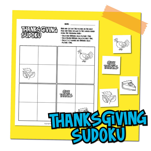 Thanksgiving STEAM Activity Ebook for Kids