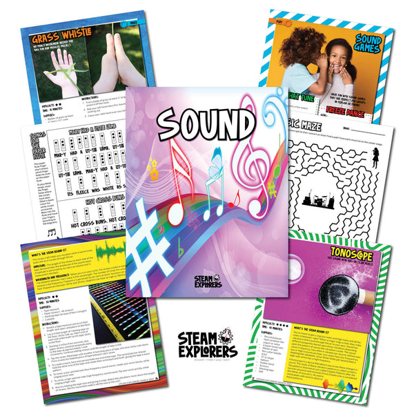 Sound Ebook Unit Study by STEAM Explorers