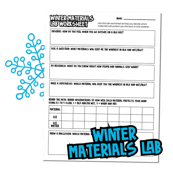 Winter Ebook Unit Study by STEAM Explorers