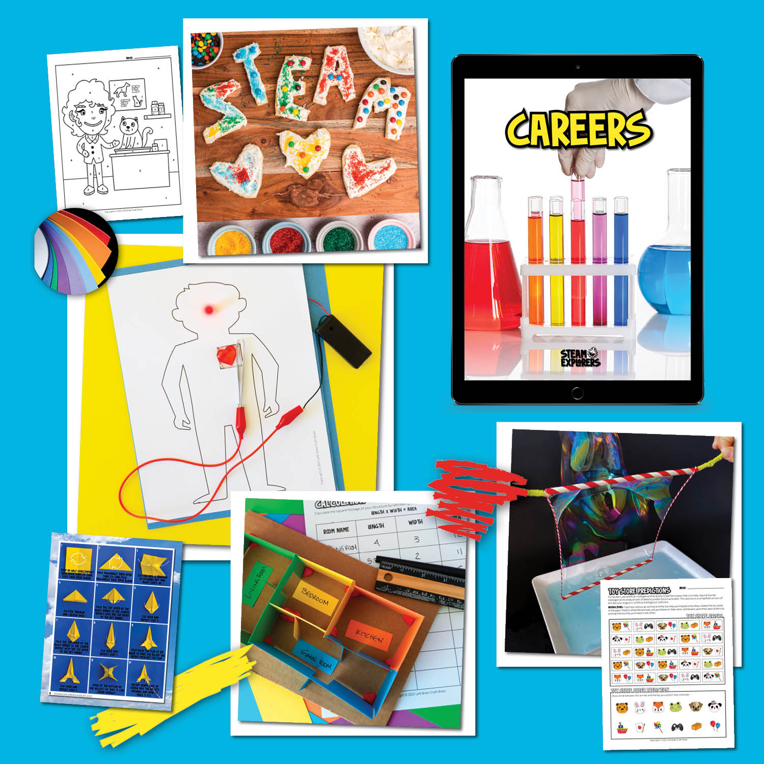 Careers Ebook Unit Study by STEAM Explorers