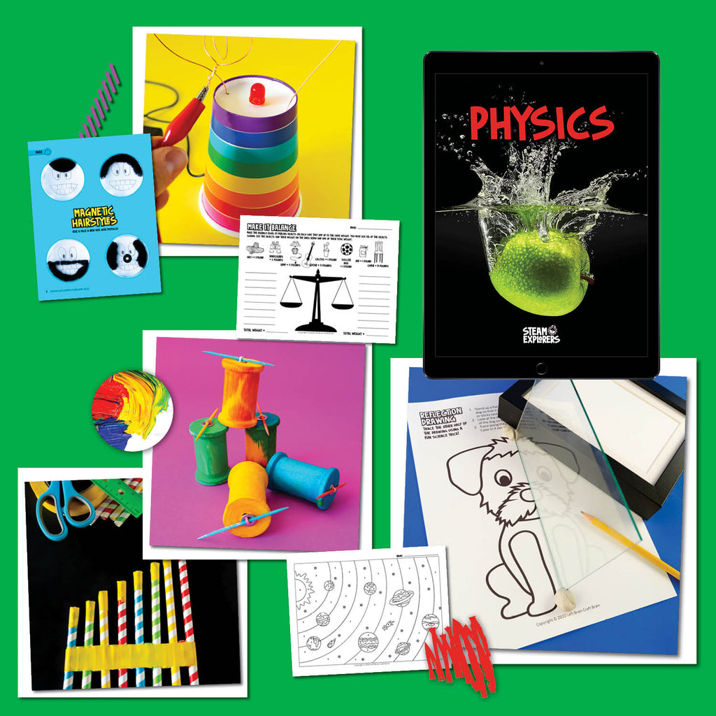 Physics Ebook Unit Study by STEAM Explorers