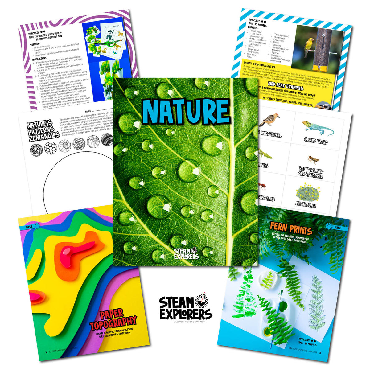 Nature Ebook Unit Study by STEAM Explorers