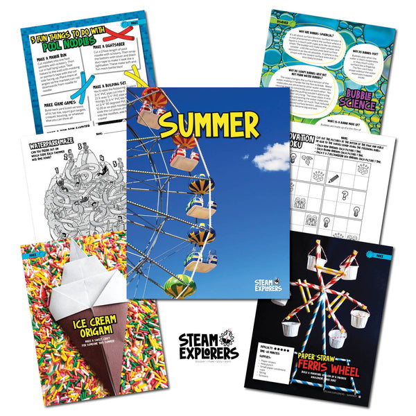 Summer Ebook Unit Study by STEAM Explorers