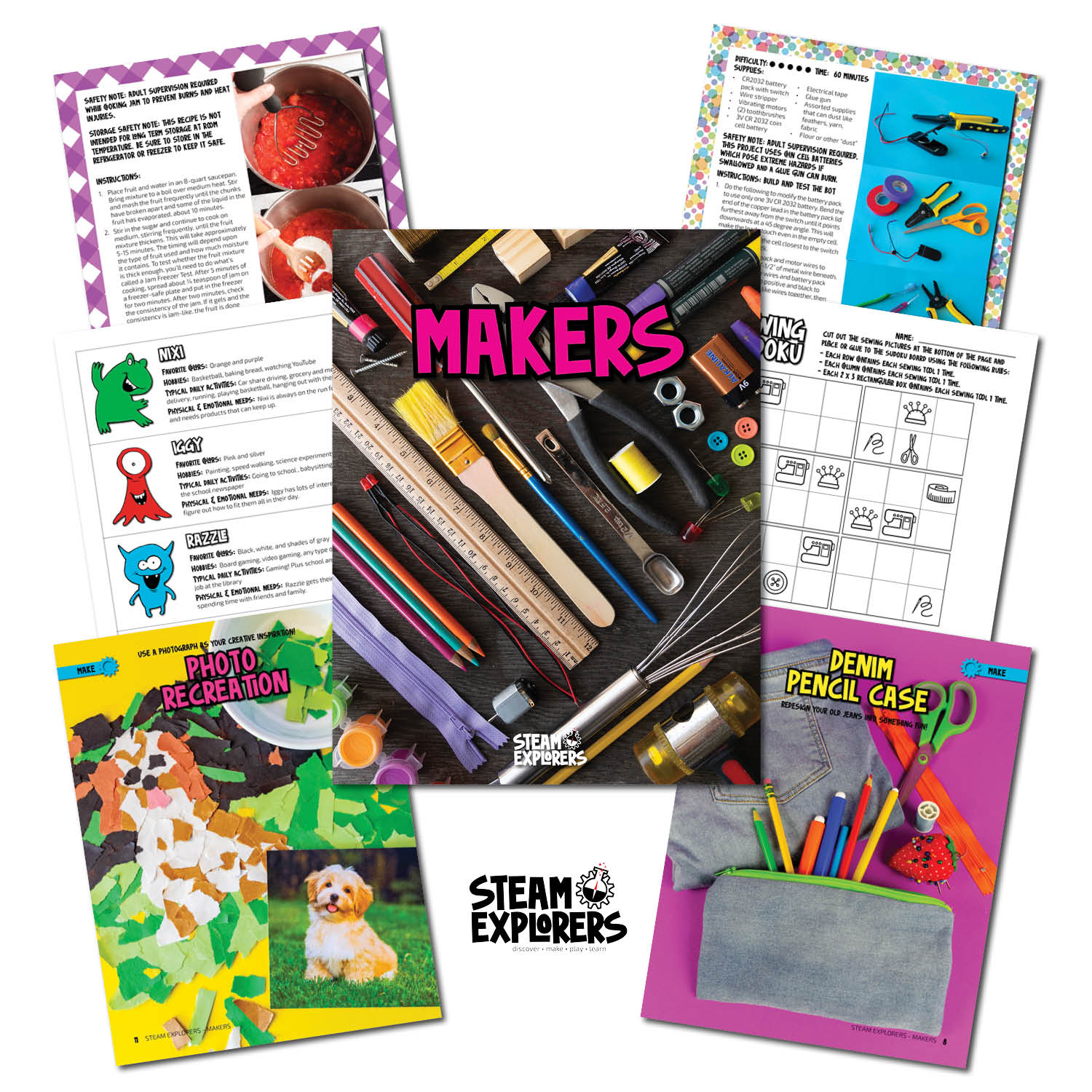 Makers Ebook Unit Study by STEAM Explorers
