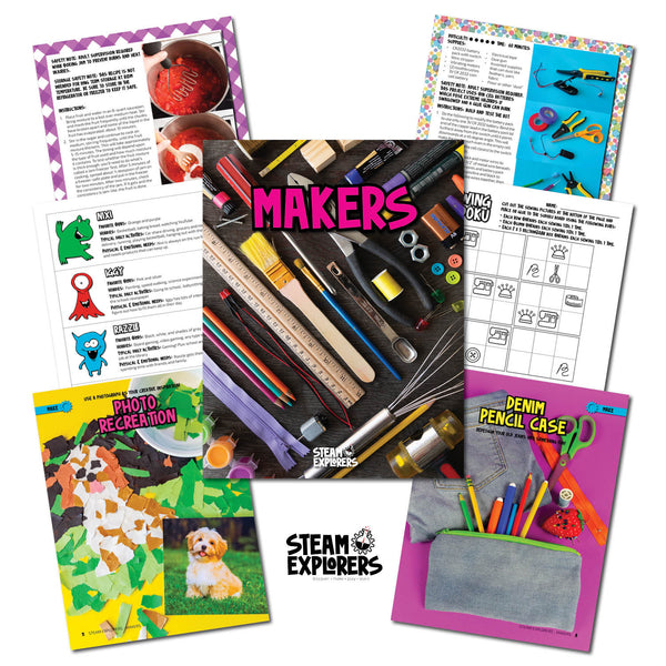 Makers Ebook Unit Study by STEAM Explorers