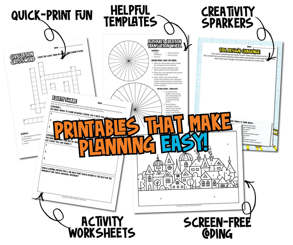 Civilization Ebook Unit Study by STEAM Explorers