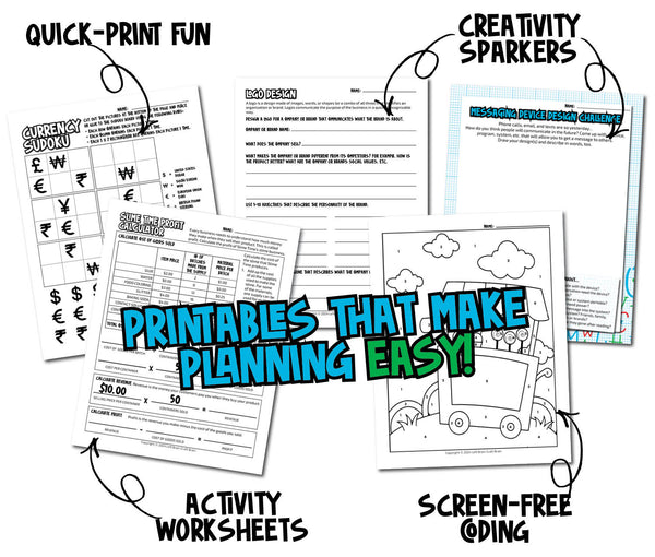 Business Ebook Unit Study by STEAM Explorers