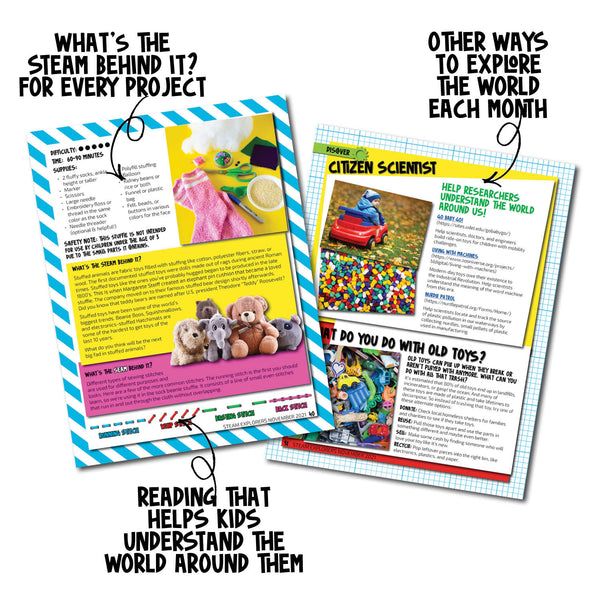 Toys Ebook Unit Study by STEAM Explorers