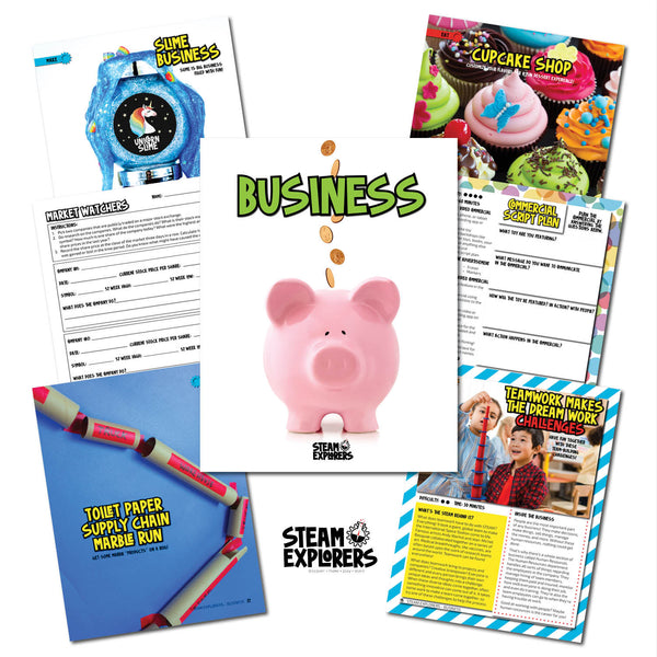 Business Ebook Unit Study by STEAM Explorers