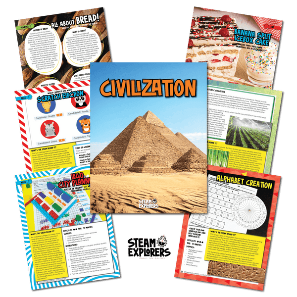 Civilization Ebook Unit Study by STEAM Explorers