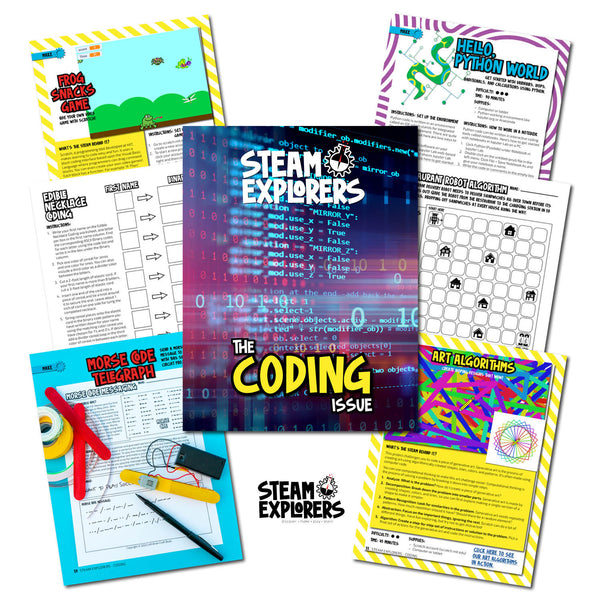 Coding Ebook Unit Study by STEAM Explorers