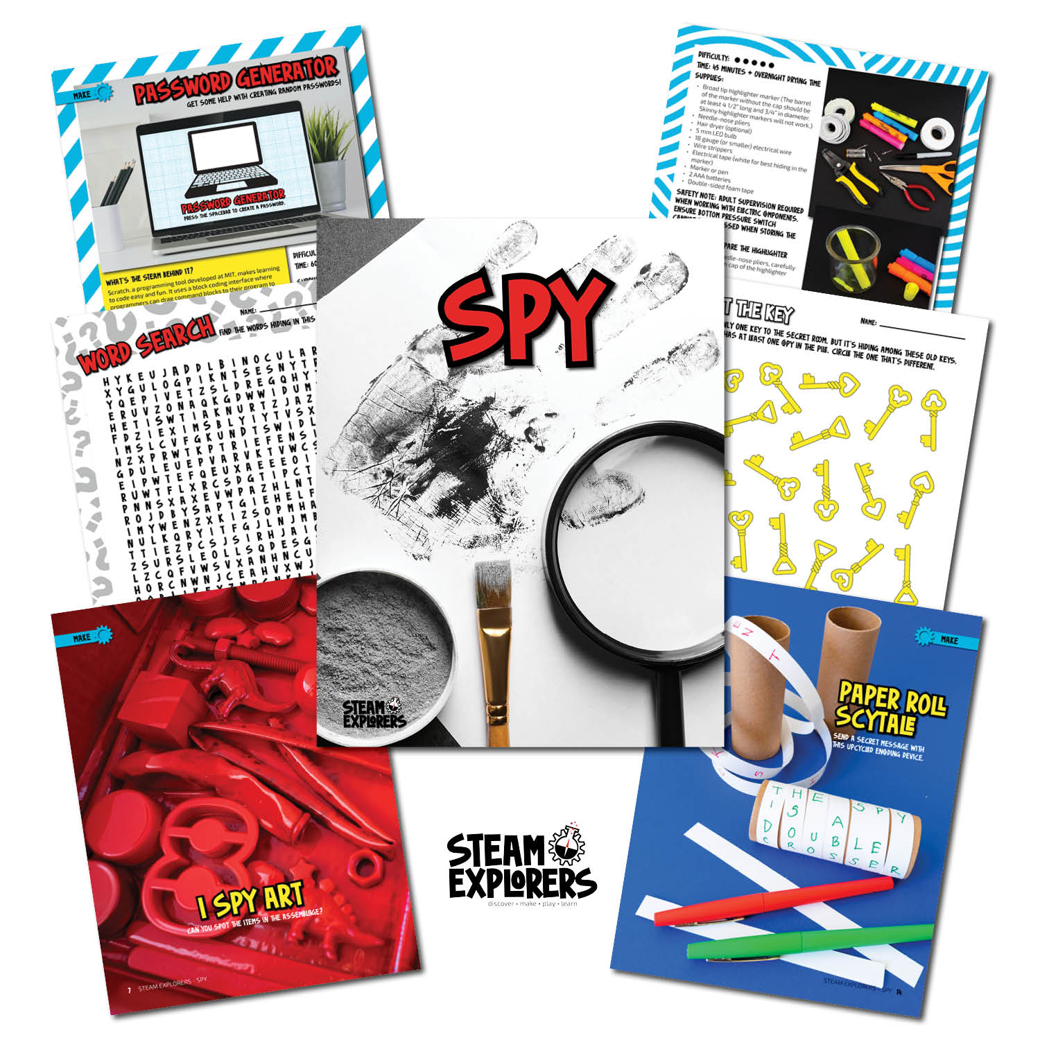 Spy Ebook Unit Study by STEAM Explorers