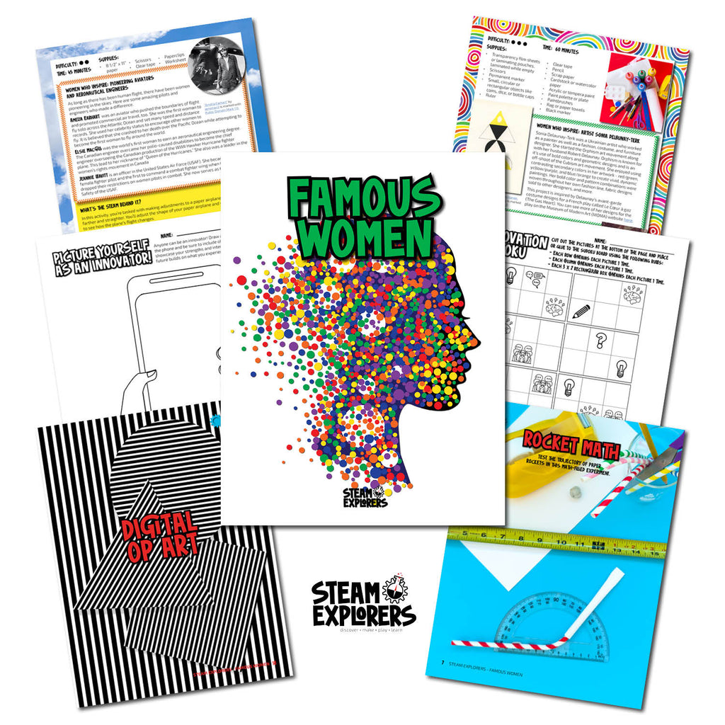 Famous Women Ebook Unit Study by STEAM Explorers