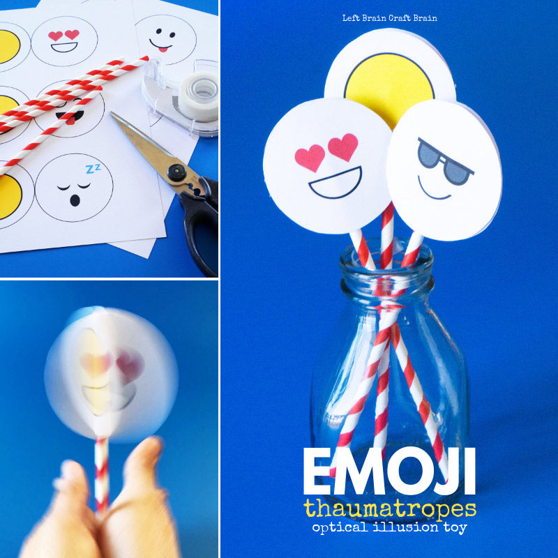 Thaumatrope Activity Pack Printable Left Brain Craft Brain