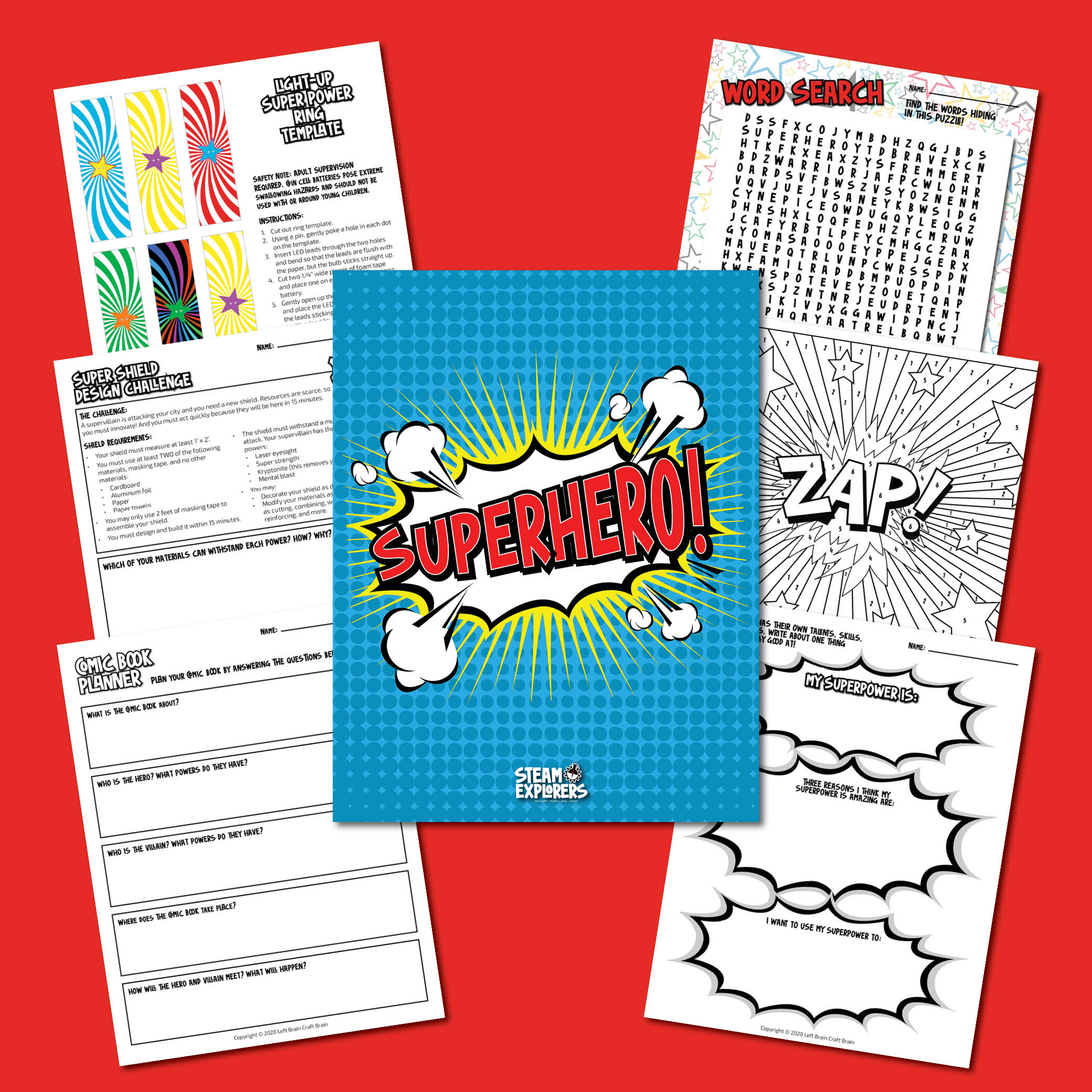 Superhero! Ebook by STEAM Explorers