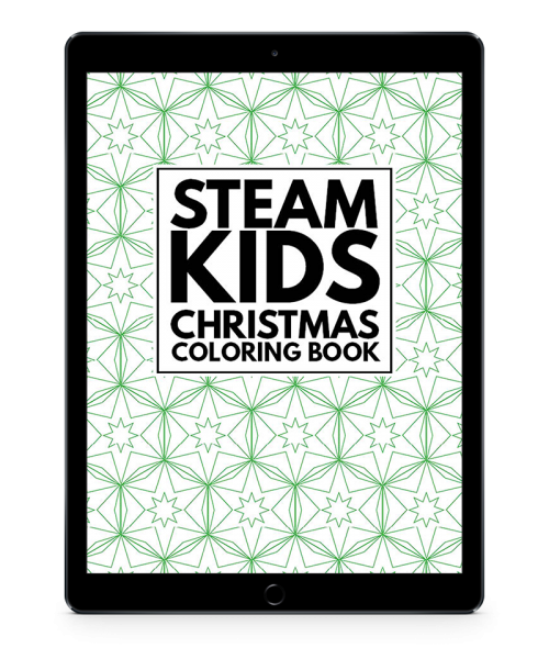STEAM Kids Christmas Coloring Book