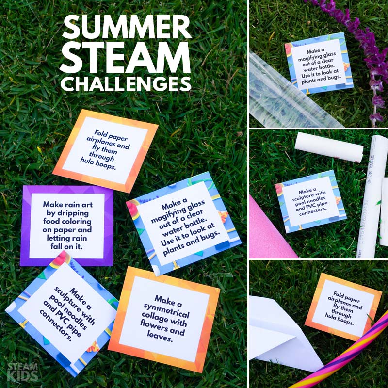 Summer STEAM Challenge Cards