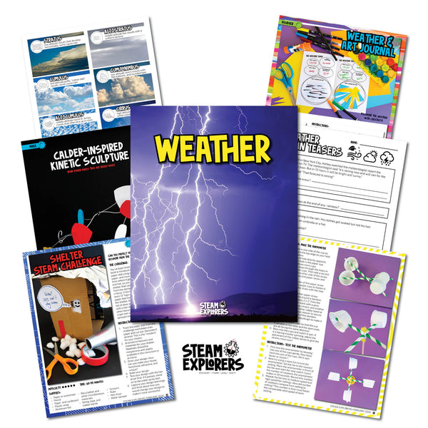Weather Ebook Unit Study by STEAM Explorers