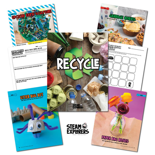 Recycle Ebook Unit Study by STEAM Explorers