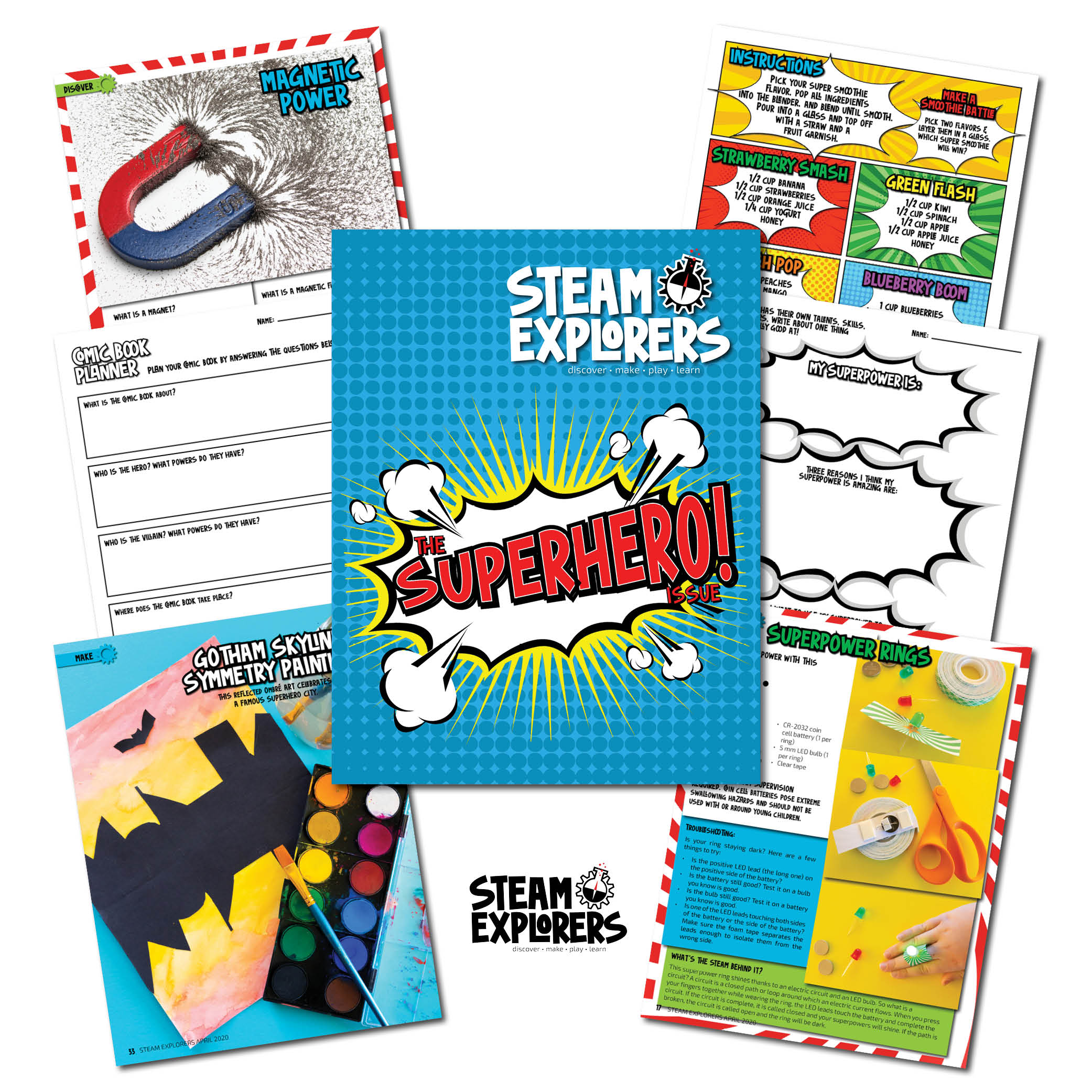 Dream Big Ebook Bundle (Innovation, Space, & Superhero Ebooks) by STEAM Explorers