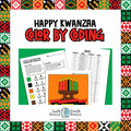 Kwanzaa Color by Coding Coloring Page