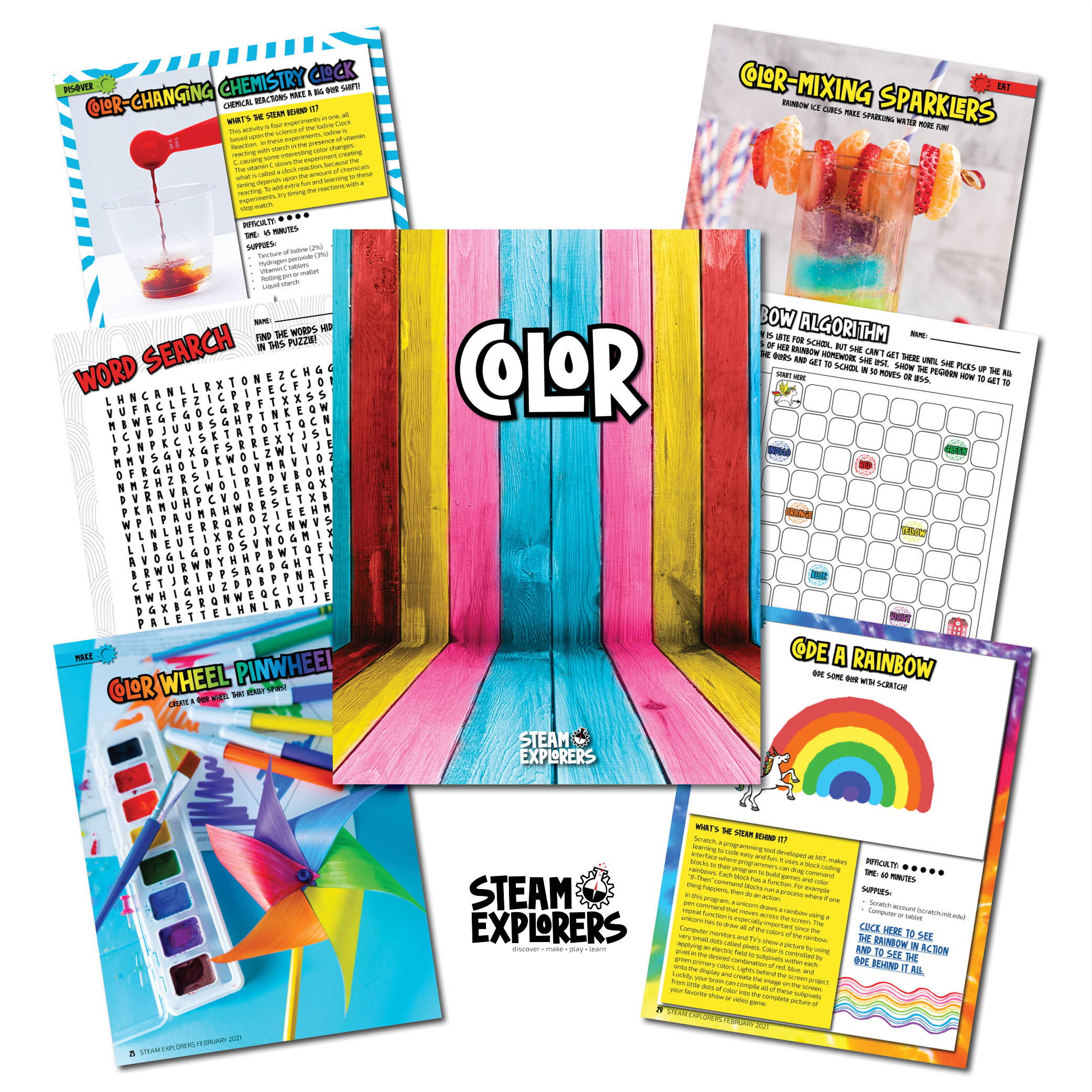 Color Ebook Unit Study by STEAM Explorers