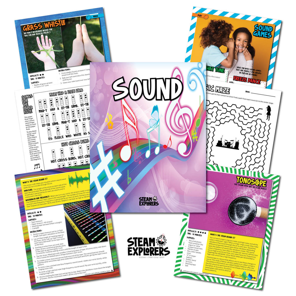 Sound Ebook Unit Study by STEAM Explorers